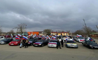 Автопробег. Фото Анастасии Горностаевой