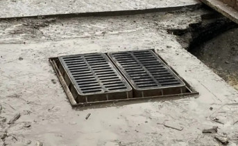 Ремонт ливневой системы на улице Петровской. Фото telegram-канала МКУ «Благоустройство»