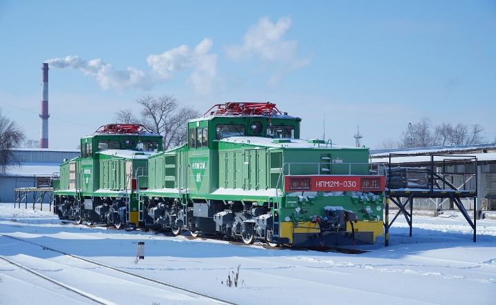 Электровоз НПМ2М. Фото с официальной страницы «Трансмашхолдинг» в ВКонтакте