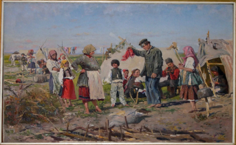 Одна из работ экспозиции. Фото с официальной страницы Новочеркасского музея истории донского казачества в ВКонтакте