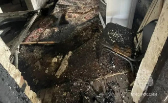 Место происшествия. Фото пресс-службы МЧС Ростовской области