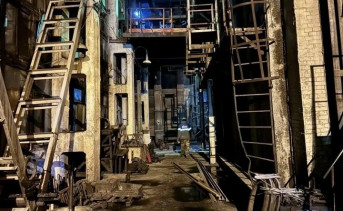 Место пожара. Фото Telegram-канал СУ СК РФ по Ростовской области