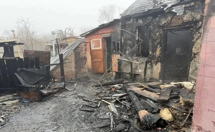 Место происшествия. Фото пресс-службы МЧС Ростовской области