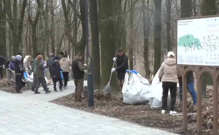 Субботник в Таганроге. Фото канала МАХ Светланы Камбуловой
