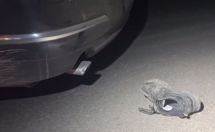 Место ДТП. Скриншот видео Госавтоинспекции Ростовской области