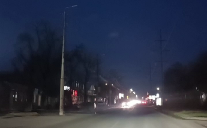 Улица Александровская в Таганроге. Скриншот видео Анны Мироненко