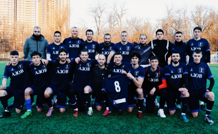 Команда ФК «Азов». Фото с официальной страницы в ВК ФК «Азов»