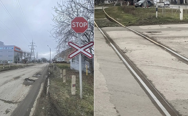 Ж/д переезды до и после ремонта. Фото пресс-службы Южной транспортной прокуратуры