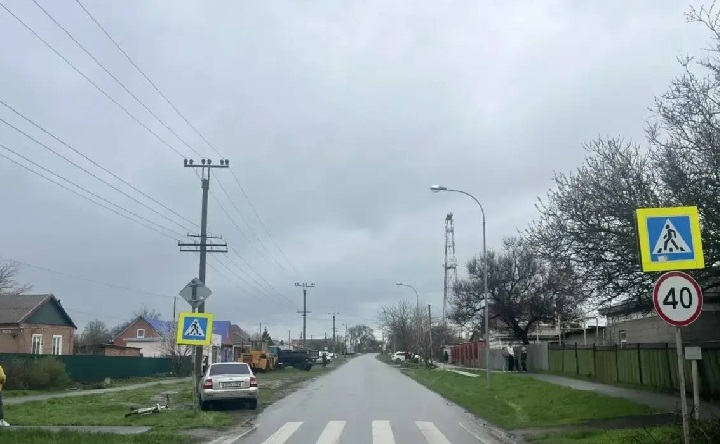 Место ДТП. Фото пресс-службы Госавтоинспекции по Ростовской области