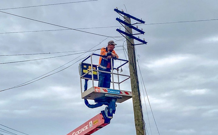Ремонт электросетей в Таганроге. Фотоruffnews.ru