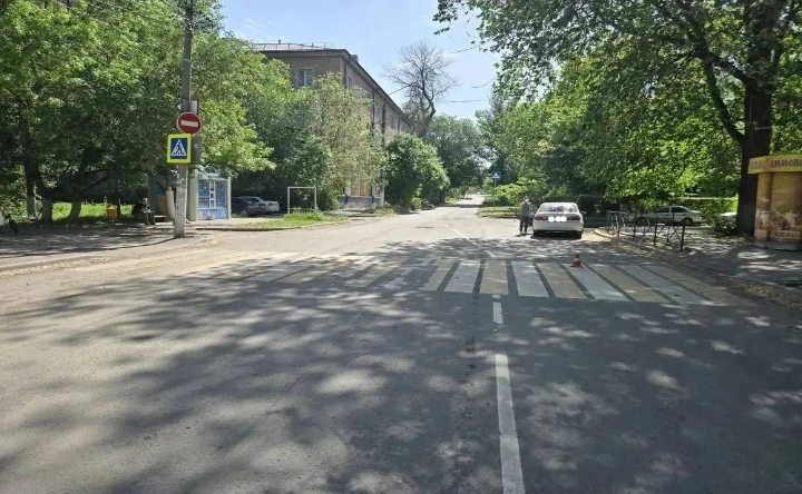 Место ДТП. Фото пресс-службы Госавтоинспекции по Ростовской области