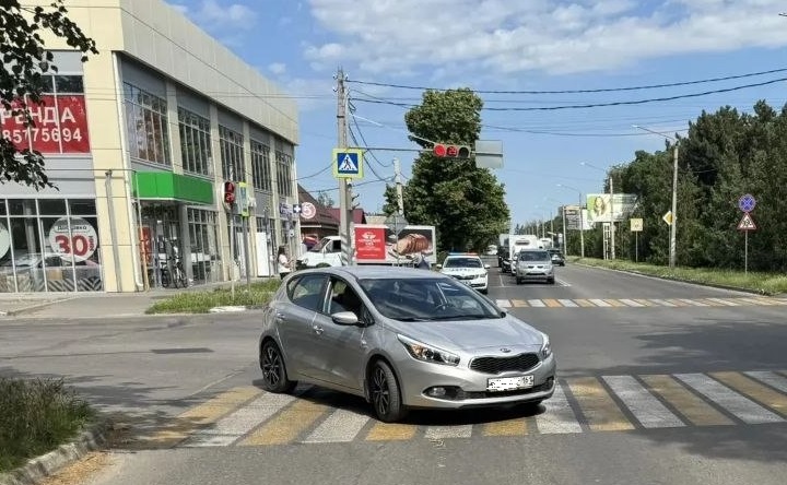Место аварии. Фото пресс-службы МО МВД «Азовский»