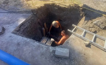 Ремонт водопровода по улице Лизы Чайкиной. Фото канала Светланы Камбуловой