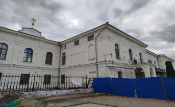 Реставрация Атаманского дворца. Фото со страницы Ольги Головиной в ВКонтакте
