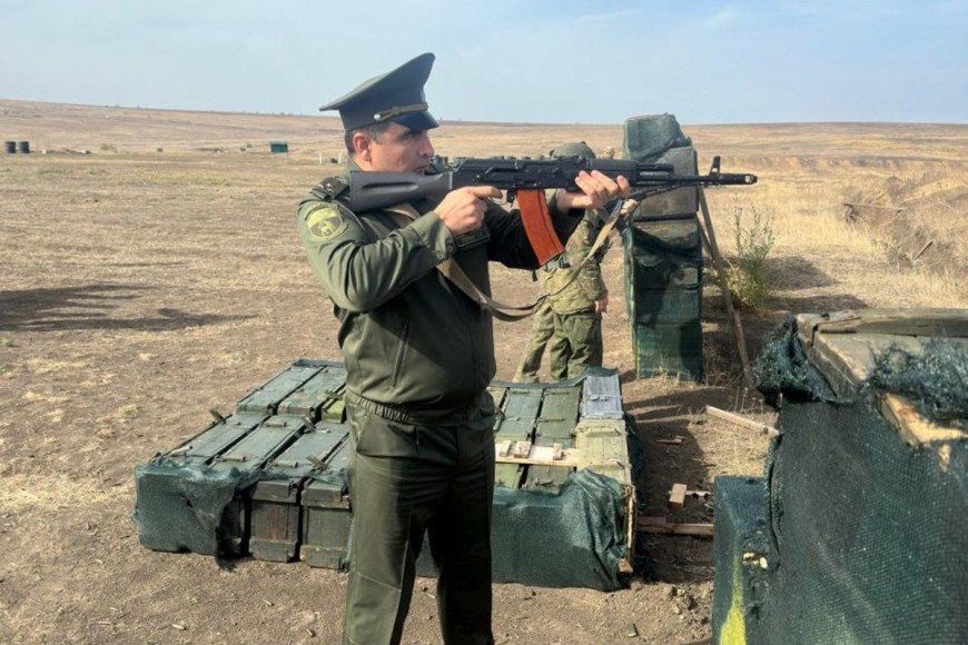 Сергей Бодряков на военно-полевых сборах. Фото министерства региональной политики и массовых коммуникаций Ростовской области