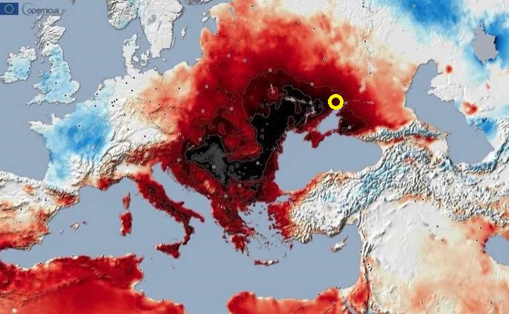 Зона аномальной жары. Фото Climatebook.com