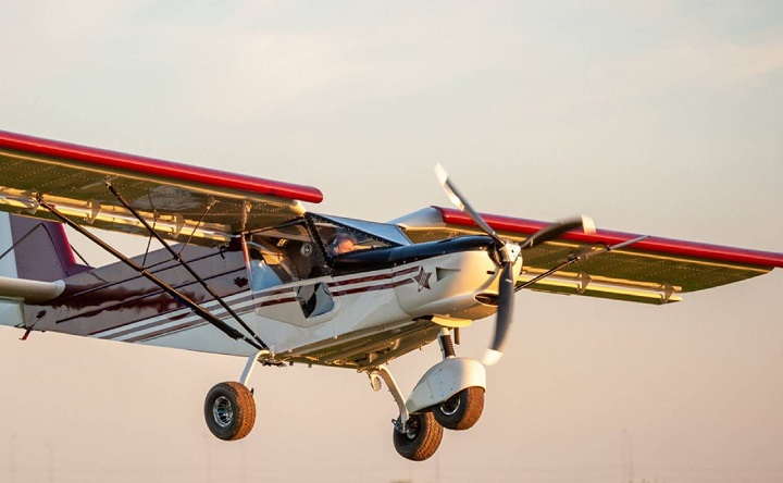 Самолёт СП-30. Фото пресс-службы администрации Таганрога